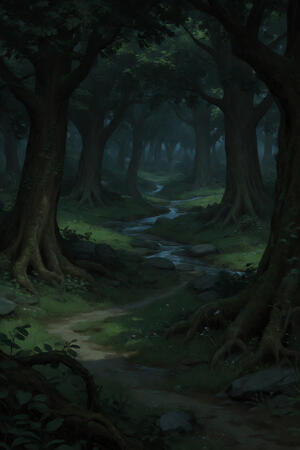 Beyond the main campus stretches Wormwood Forest, an ancient woodland saturated with naturally occurring magic. Its enormous trees predate the university itself, and strange phenomena are common beneath their branches. Students are strictly forbidden from
