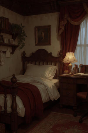 Wormwood’s dormitories are grand, historical buildings of dark stone, carved wood, stained glass, and sprawling ivy, each with its own character and quirks. Some halls are specially designed for particular magical students, featuring enchanted fireplaces f